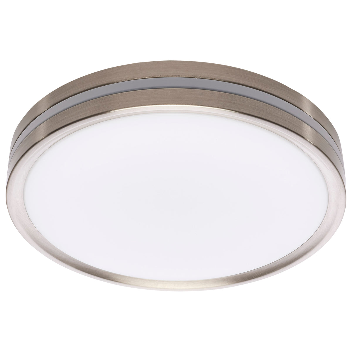 11 Inch Surface Mount with Night Light - 5 CCT Selectable - Brushed Nickel Finish