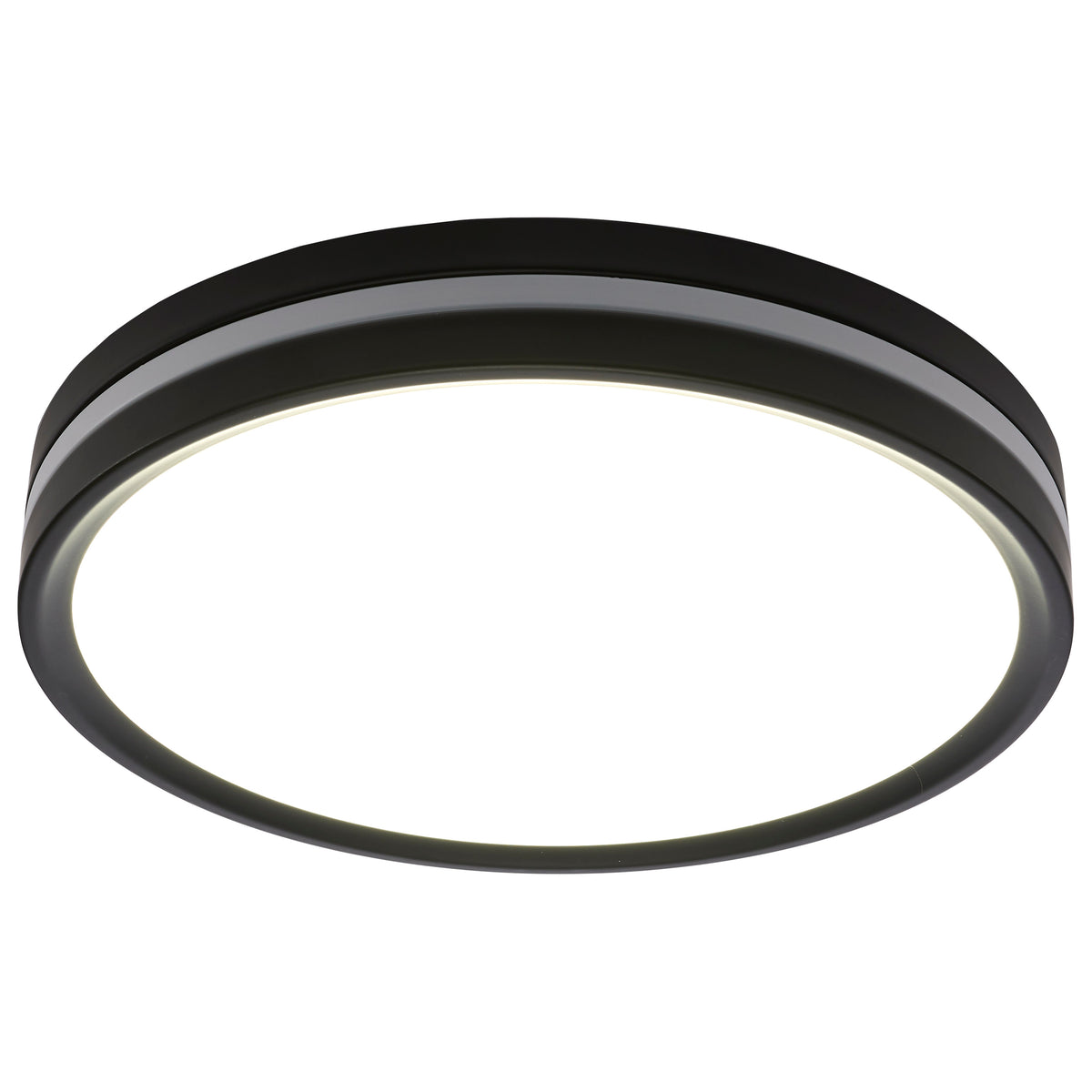 11 Inch Surface Mount with Night Light - 5 CCT Selectable - Matte Black Finish