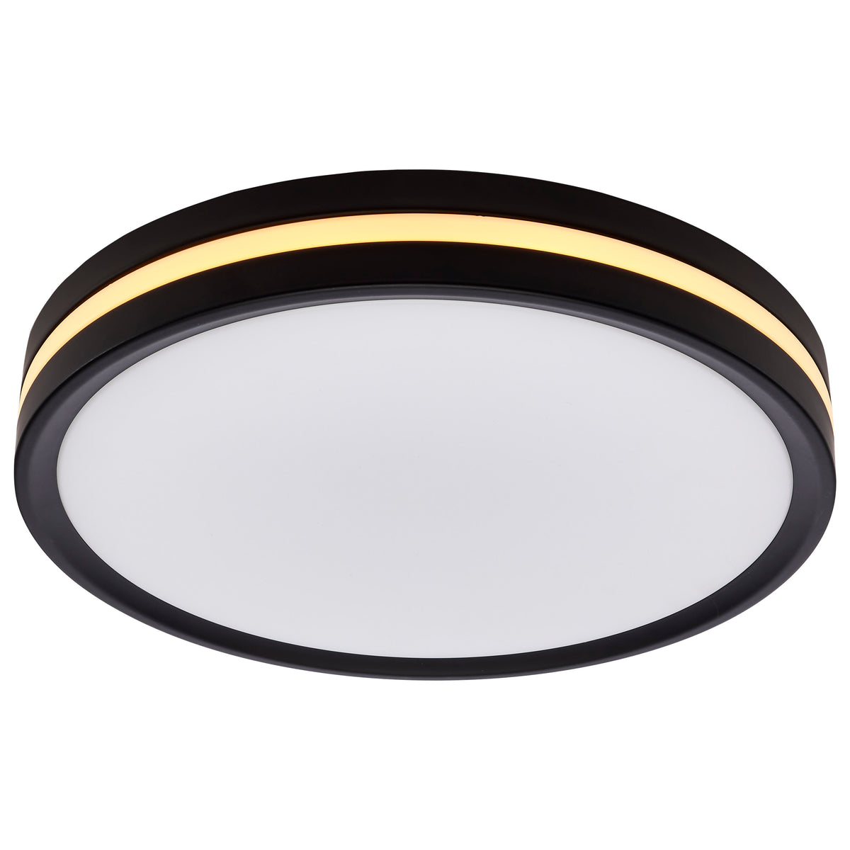 11 Inch Surface Mount with Night Light - 5 CCT Selectable - Matte Black Finish