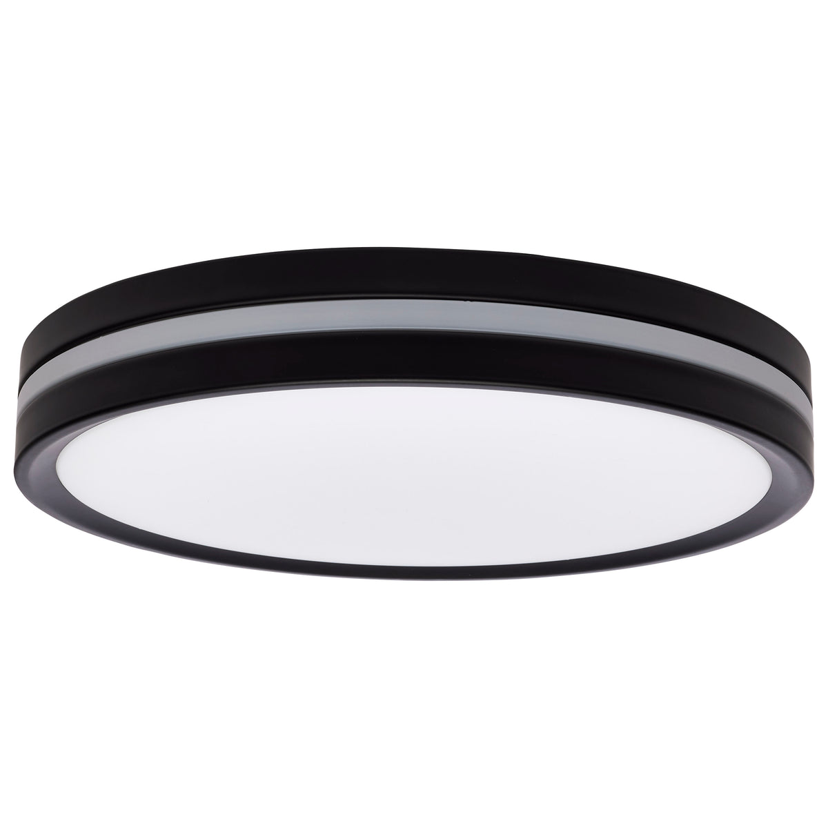 11 Inch Surface Mount with Night Light - 5 CCT Selectable - Matte Black Finish