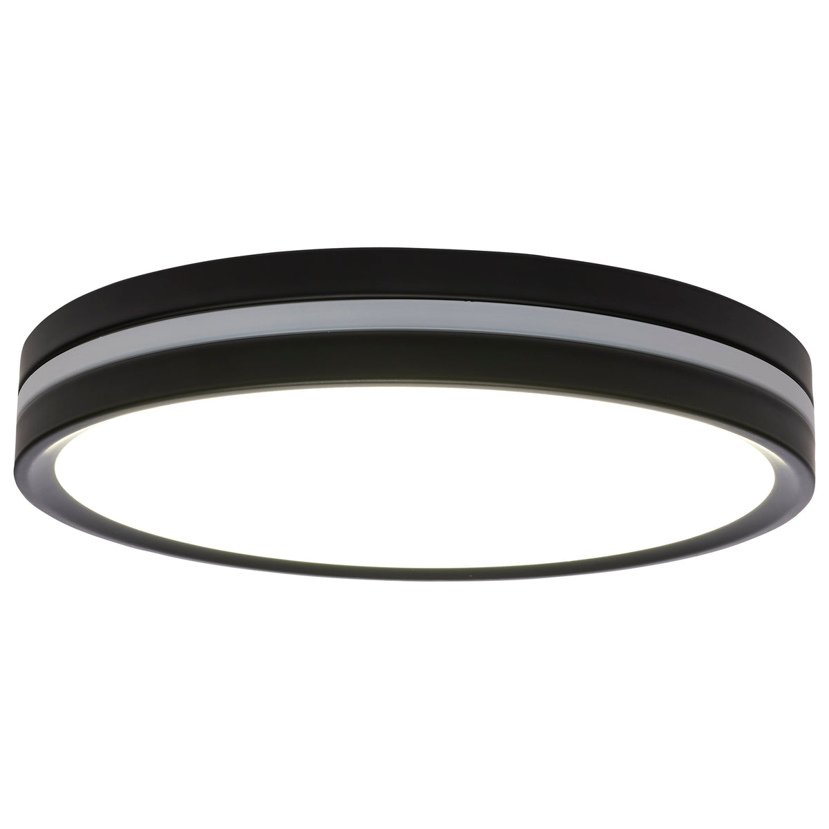 11 Inch Surface Mount with Night Light - 5 CCT Selectable - Matte Black Finish