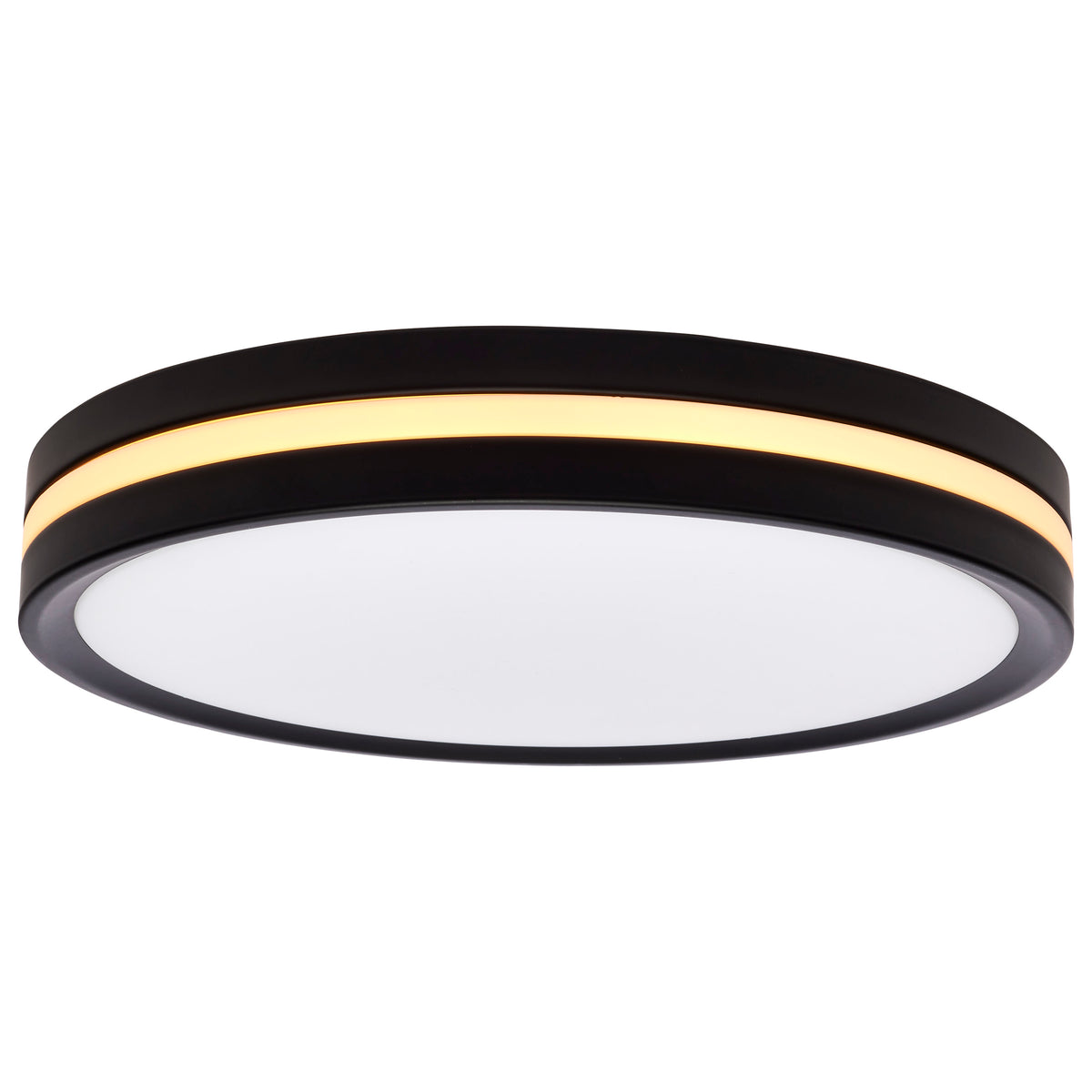 11 Inch Surface Mount with Night Light - 5 CCT Selectable - Matte Black Finish