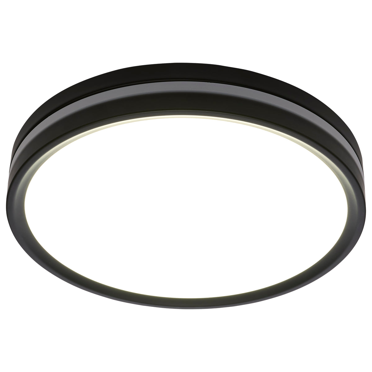 11 Inch Surface Mount with Night Light - 5 CCT Selectable - Matte Black Finish