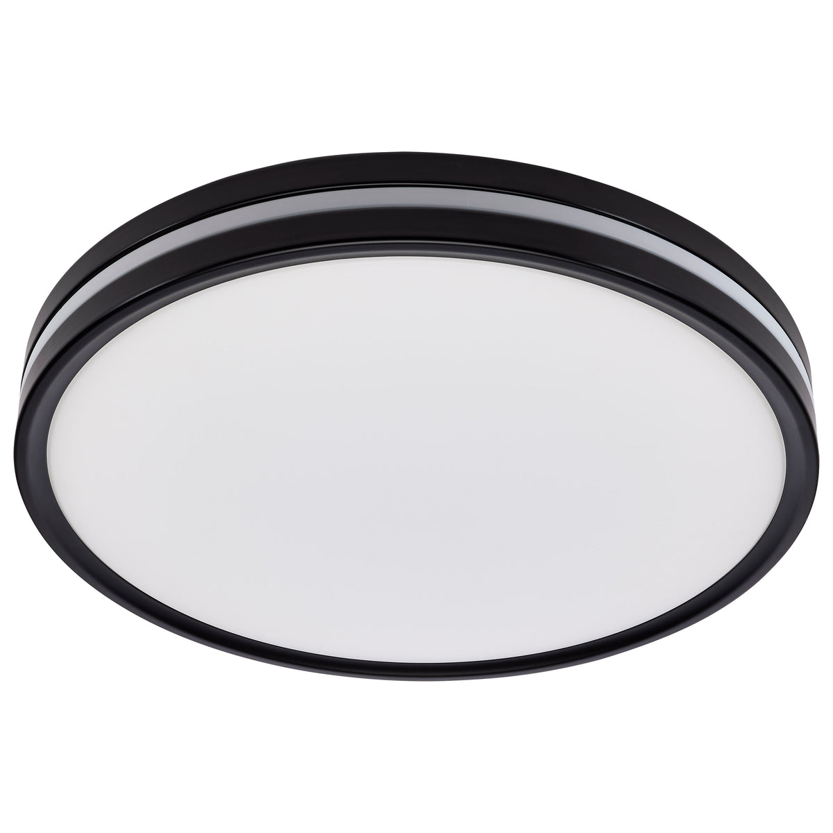 15 Inch Surface Mount with Night Light - 5 CCT Selectable - Matte Black Finish