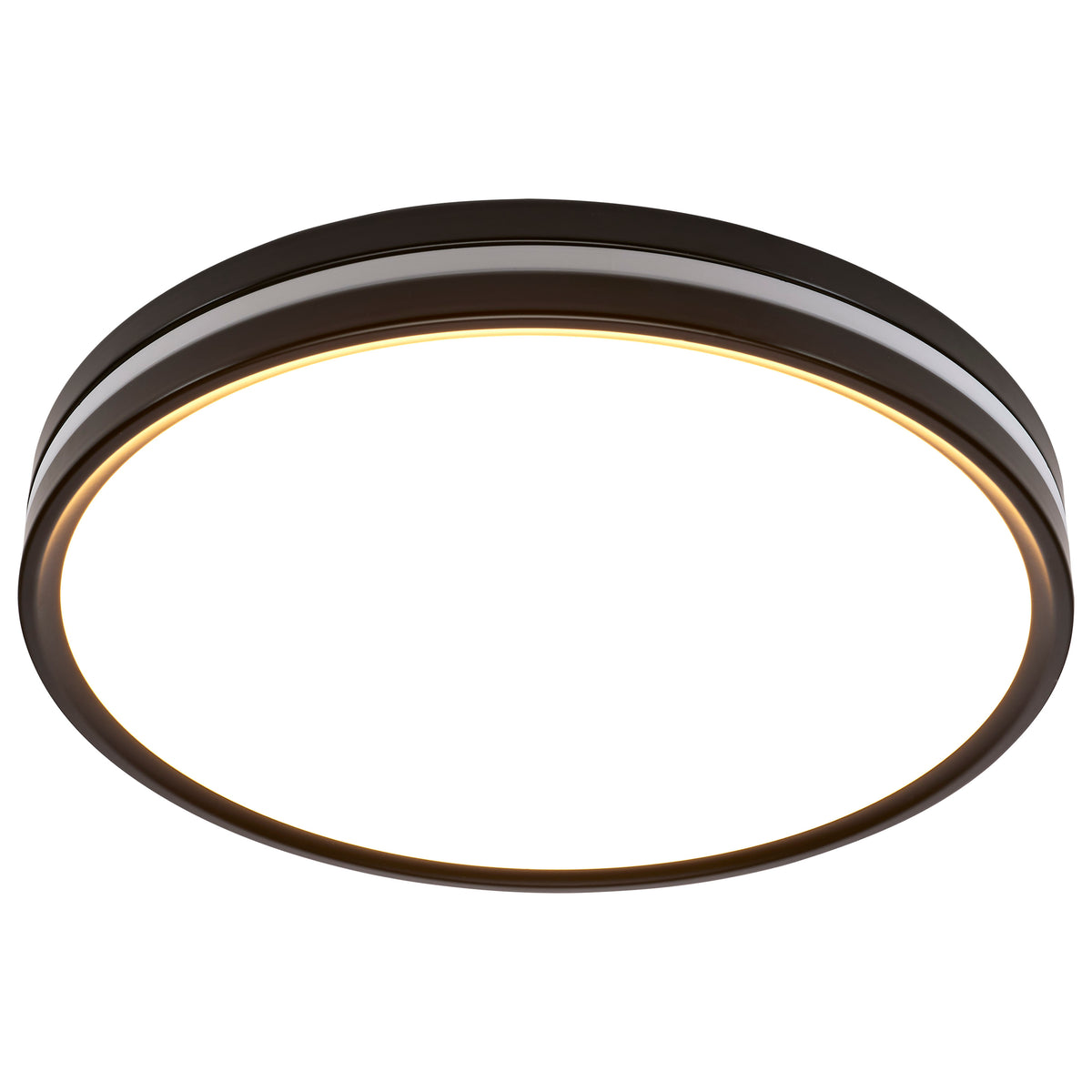 15 Inch Surface Mount with Night Light - 5 CCT Selectable - Matte Black Finish