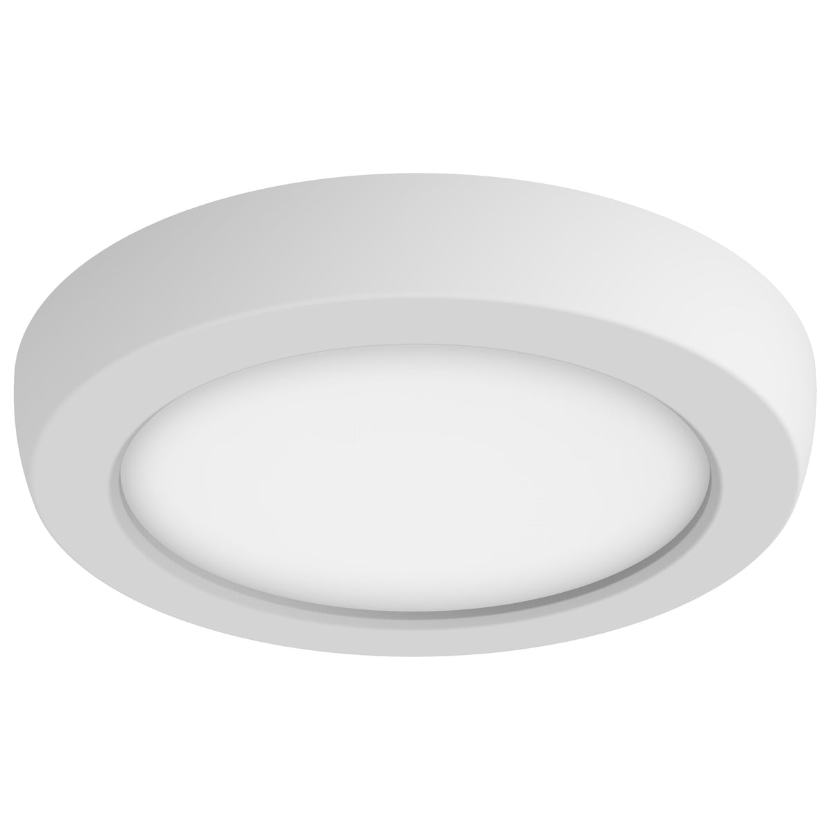 Blink Pro - 9W - 5in - LED Fixture - Selectable - Round Shape - White Finish - 120V