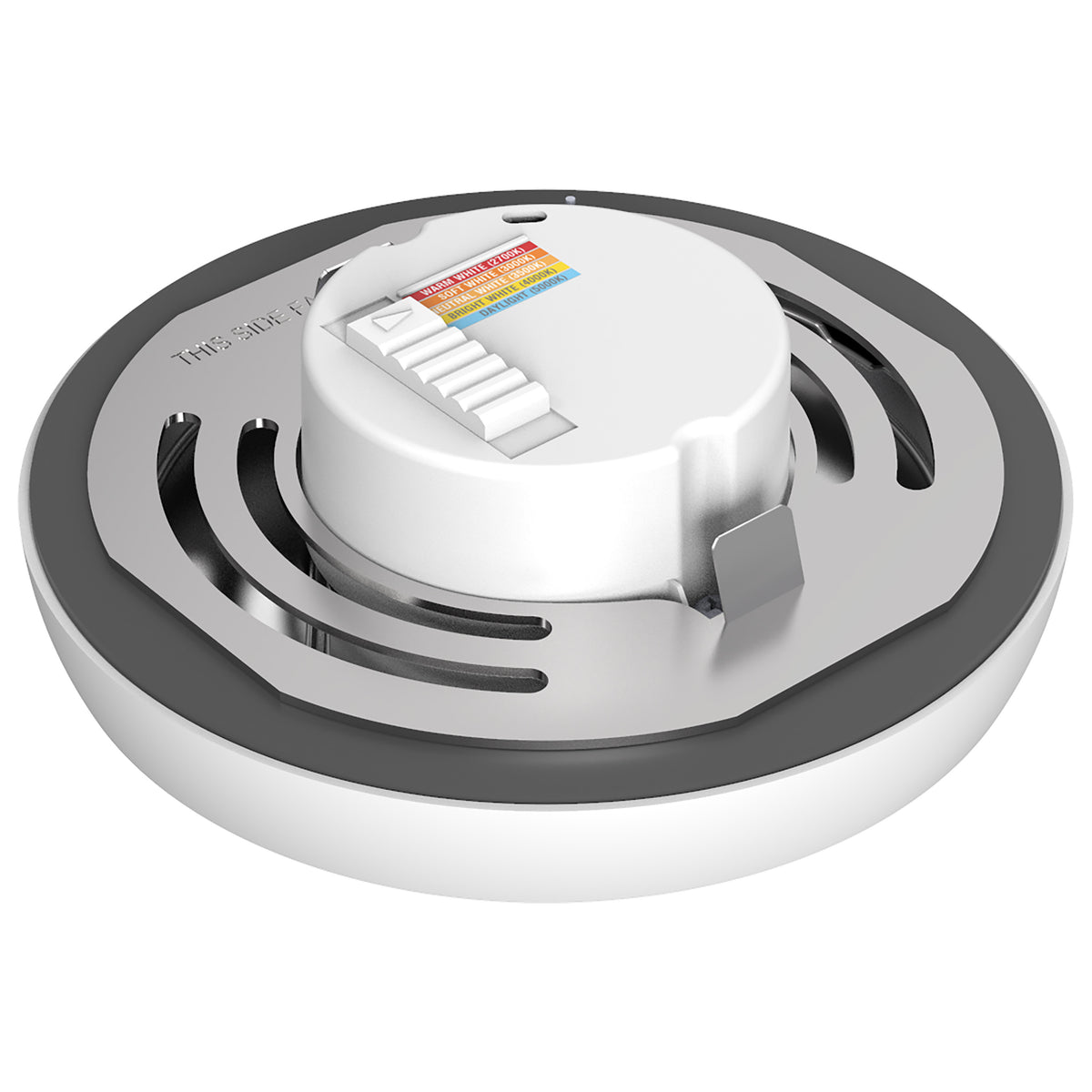 Blink Pro - 9W - 5in - LED Fixture - CCT Selectable - Round Shape - White Finish - 120V