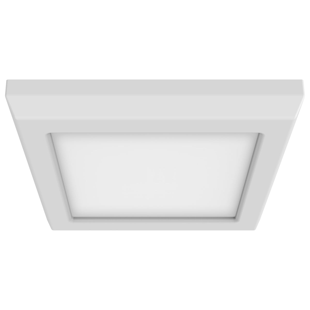 Blink Pro - 9W - 5in - LED Fixture - Selectable - Square Shape - White Finish - 120V