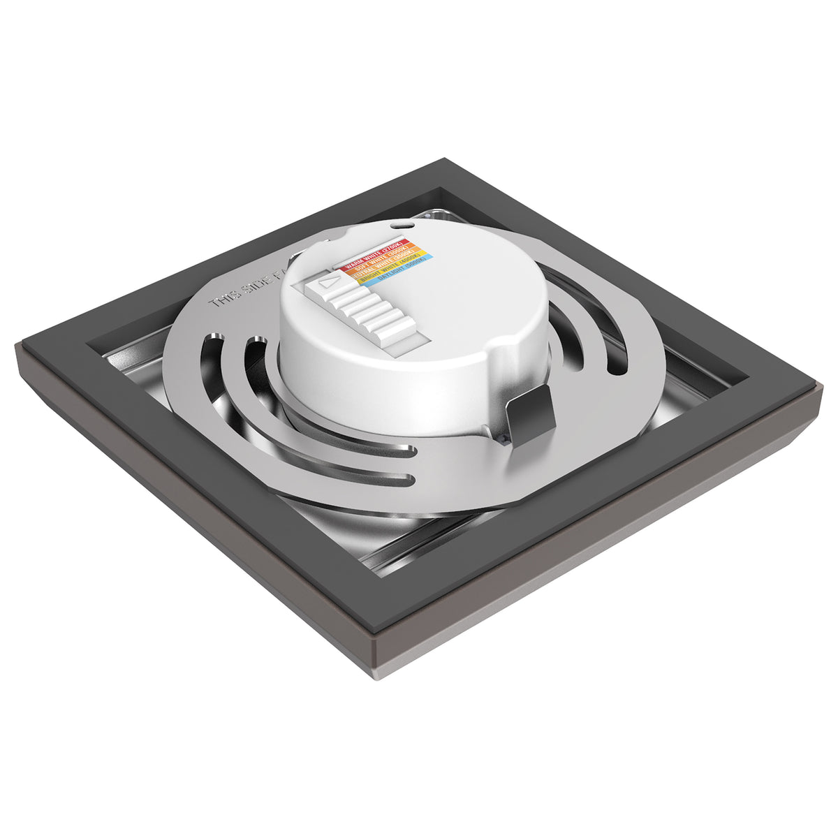Blink Pro - 9W - 5in - LED Fixture - CCT Selectable - Square Shape - Bronze Finish - 120V