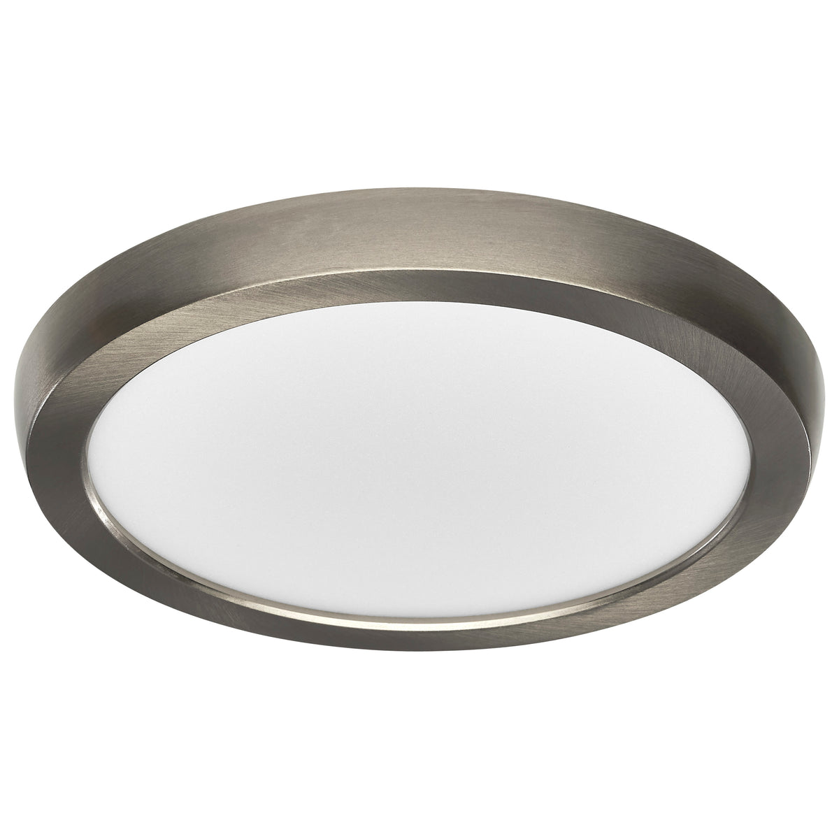 Blink Pro - 11W - 7in - LED Fixture - CCT Selectable - Round Shape - Brushed Nickel Finish - 120V