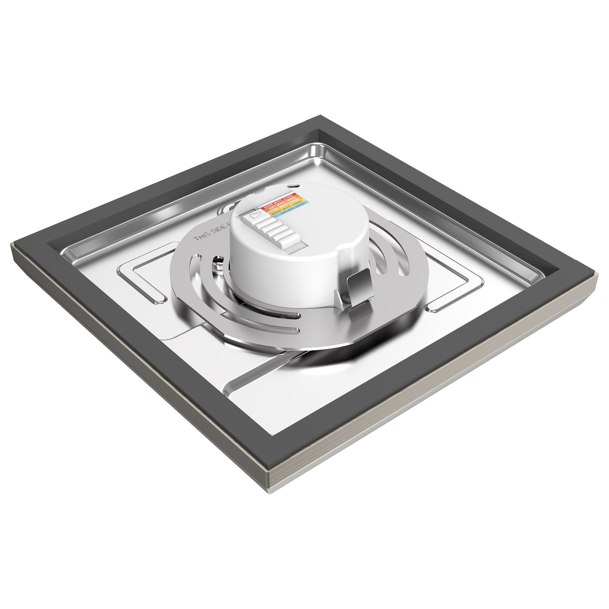 Blink Pro - 11W - 7in - LED Fixture - CCT Selectable - Square Shape - Brushed Nickel Finish - 120V