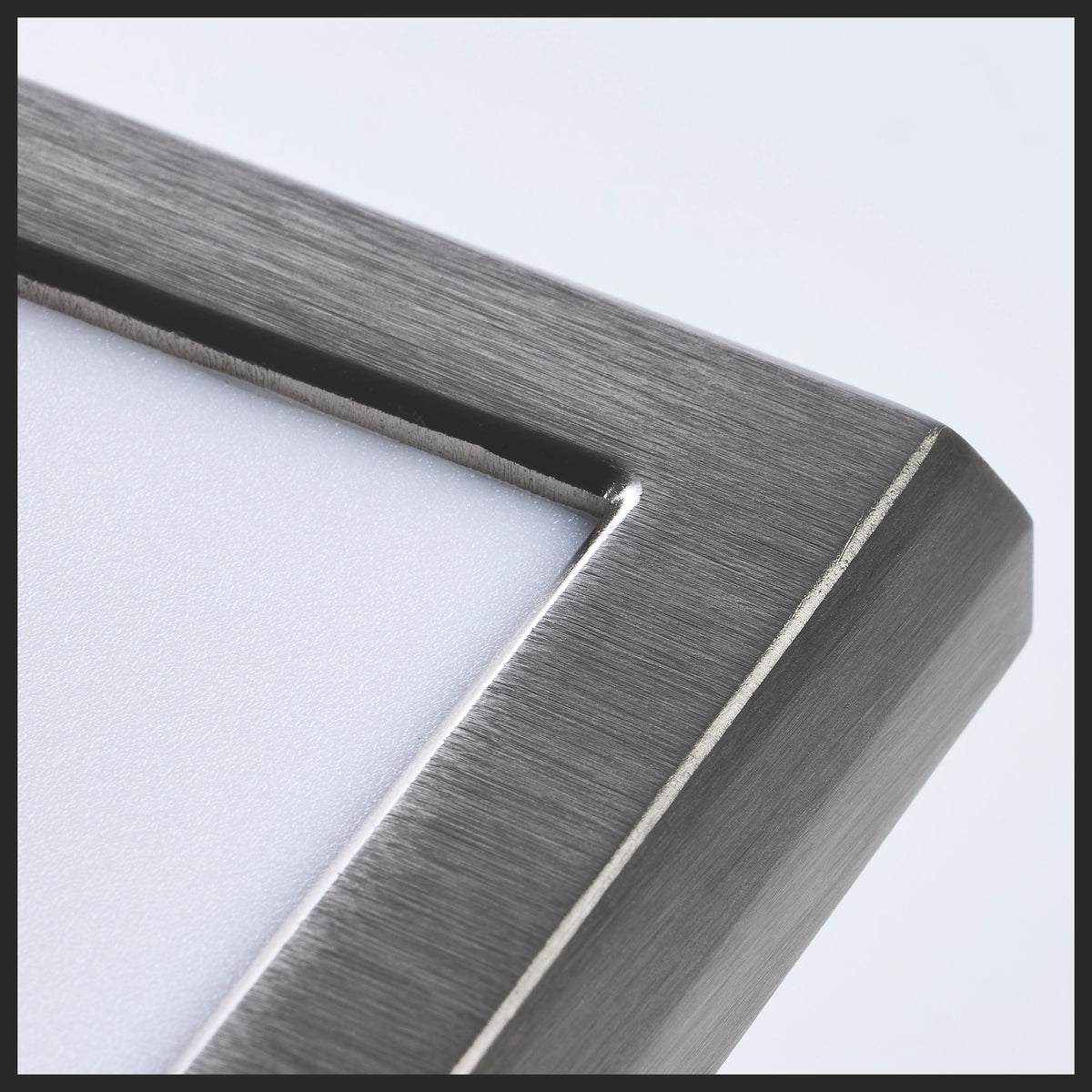 Blink Pro - 11W - 7in - LED Fixture - CCT Selectable - Square Shape - Brushed Nickel Finish - 120V