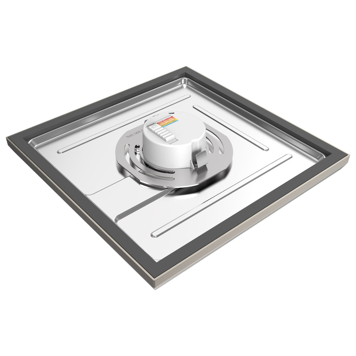 Blink Pro - 13W - 9in - LED Fixture - CCT Selectable - Square Shape - Brushed Nickel Finish - 120V