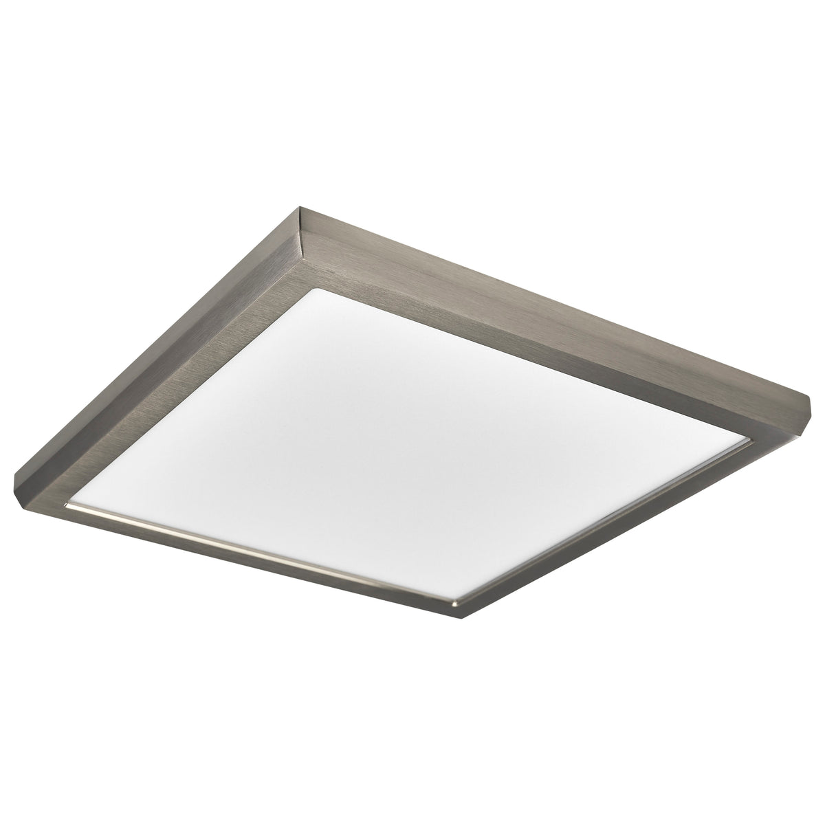 Blink Pro - 13W - 9in - LED Fixture - CCT Selectable - Square Shape - Brushed Nickel Finish - 120V