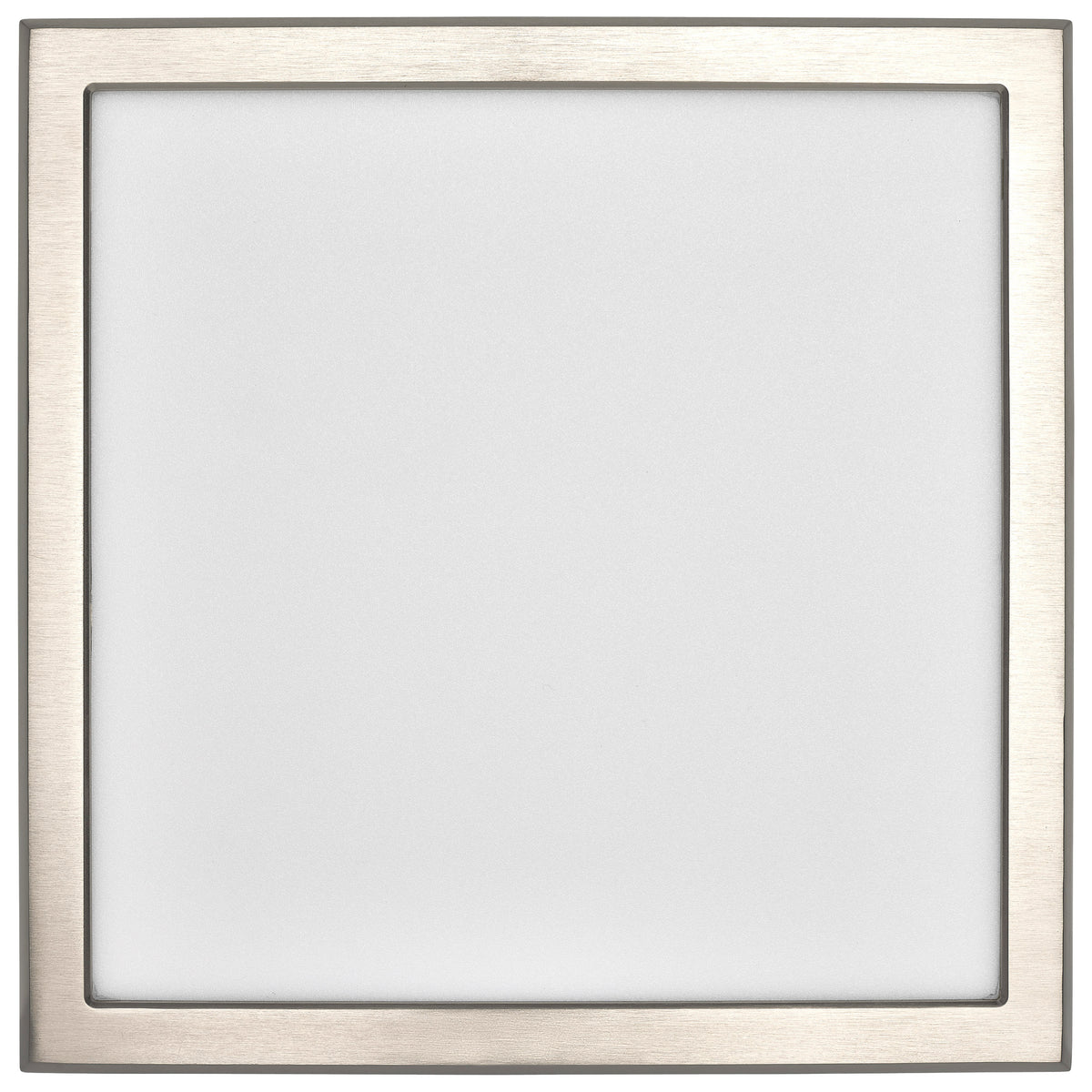 Blink Pro - 13W - 9in - LED Fixture - CCT Selectable - Square Shape - Brushed Nickel Finish - 120V