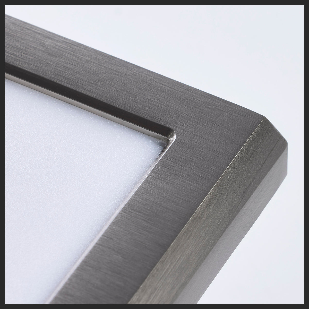 Blink Pro - 13W - 9in - LED Fixture - CCT Selectable - Square Shape - Brushed Nickel Finish - 120V