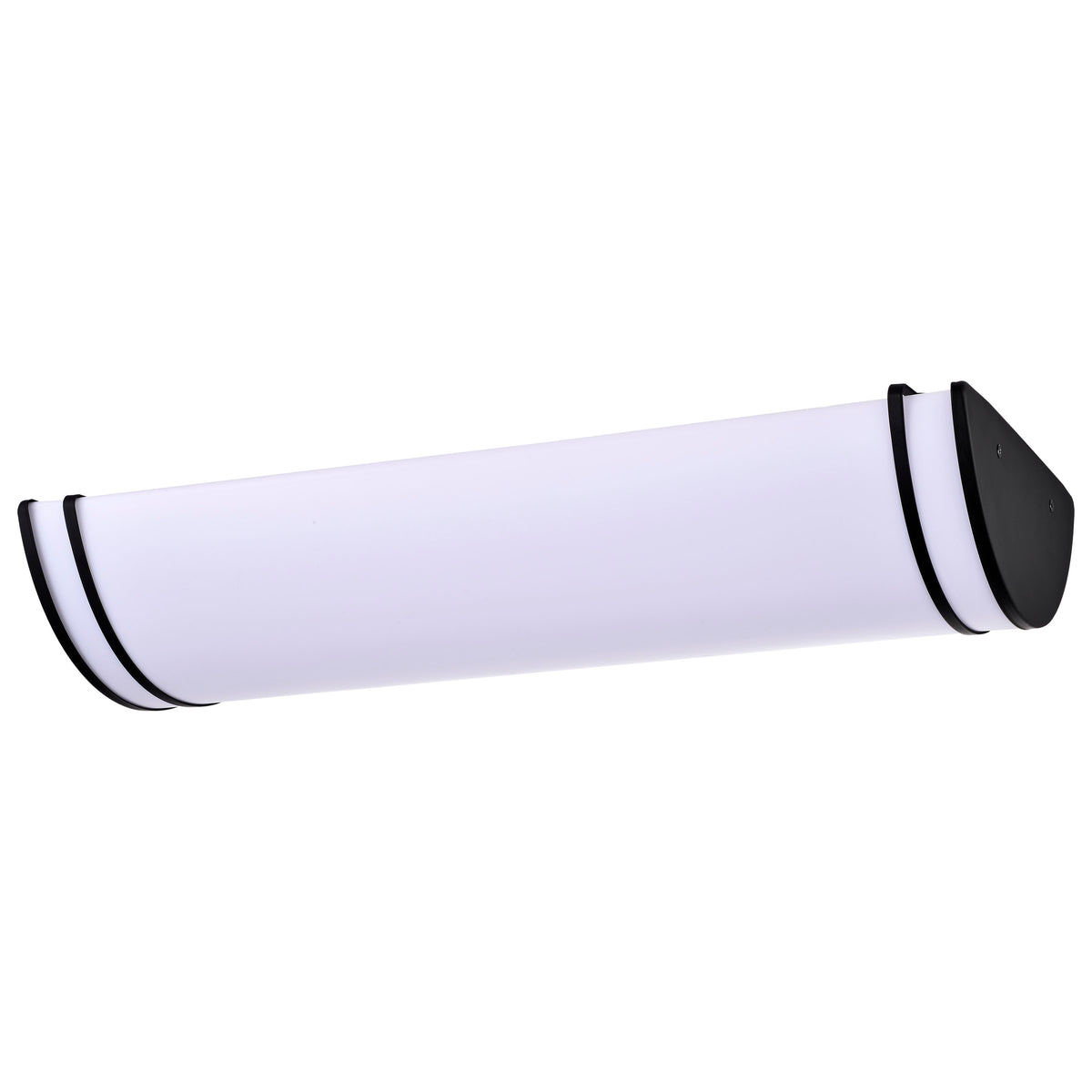Glamour LED 25 inch - Linear Flush Mount Fixture - Black Finish - Selectable 3K/4K/5K product image
