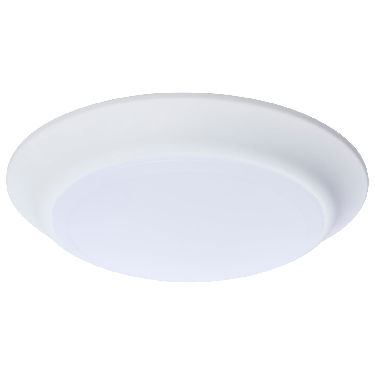 7 Inch LED Disk Light - 27K/3K/35K/4K/5K Selectable - White Finish bulb or fixture view