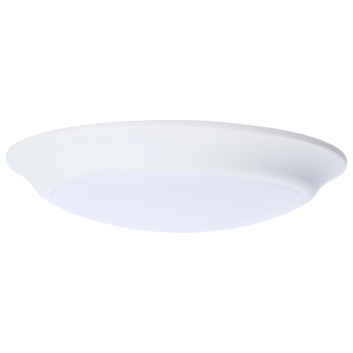 7 Inch LED Disk Light - 27K/3K/35K/4K/5K CCT Selectable - White Finish