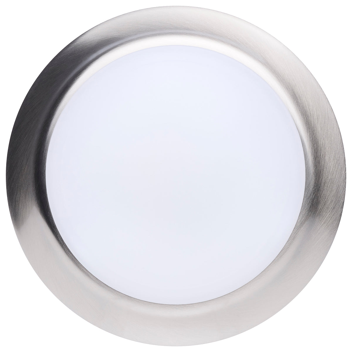 7 Inch LED Disk Light - 27K/3K/35K/4K/5K CCT Selectable - Brushed Nickel Finish