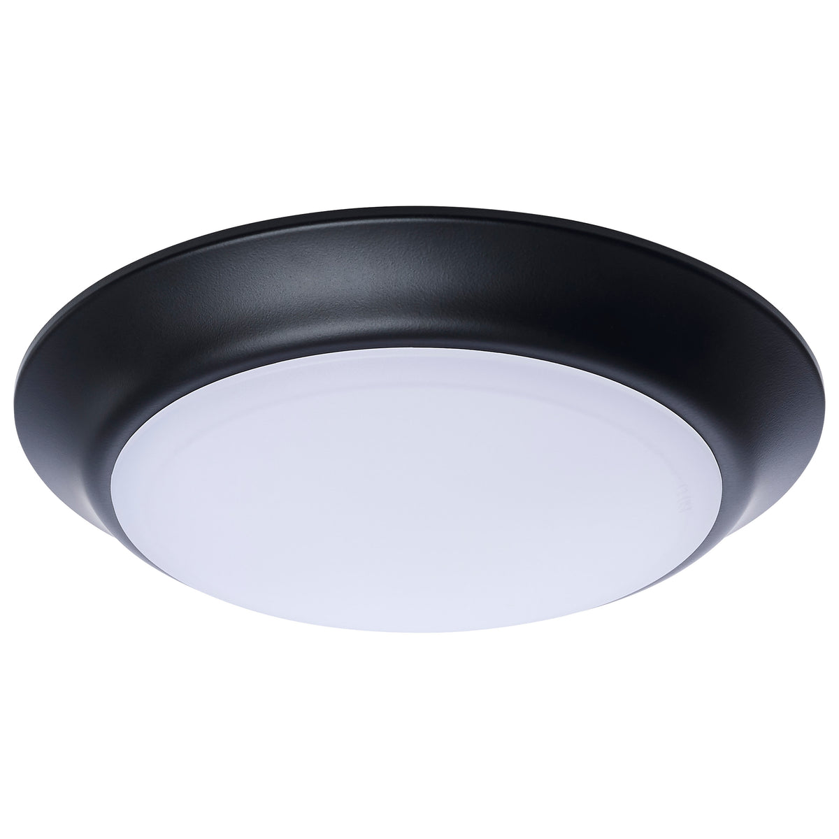 7 Inch LED Disk Light - 27K/3K/35K/4K/5K Selectable - Black Finish bulb or fixture view