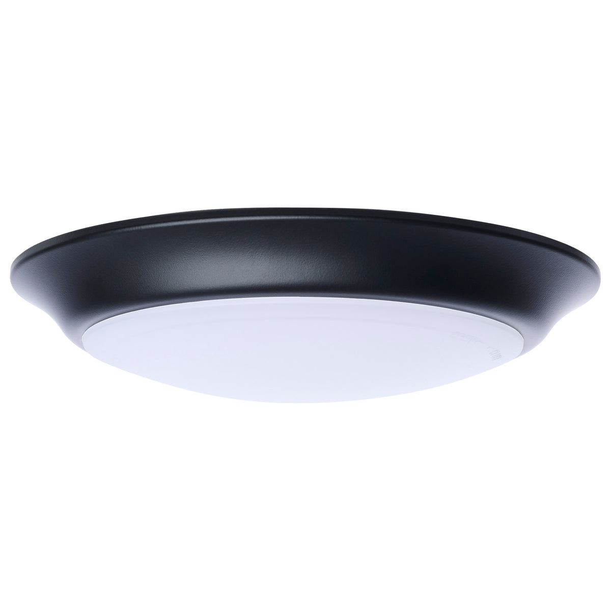 7 Inch LED Disk Light - 27K/3K/35K/4K/5K CCT Selectable - Black Finish