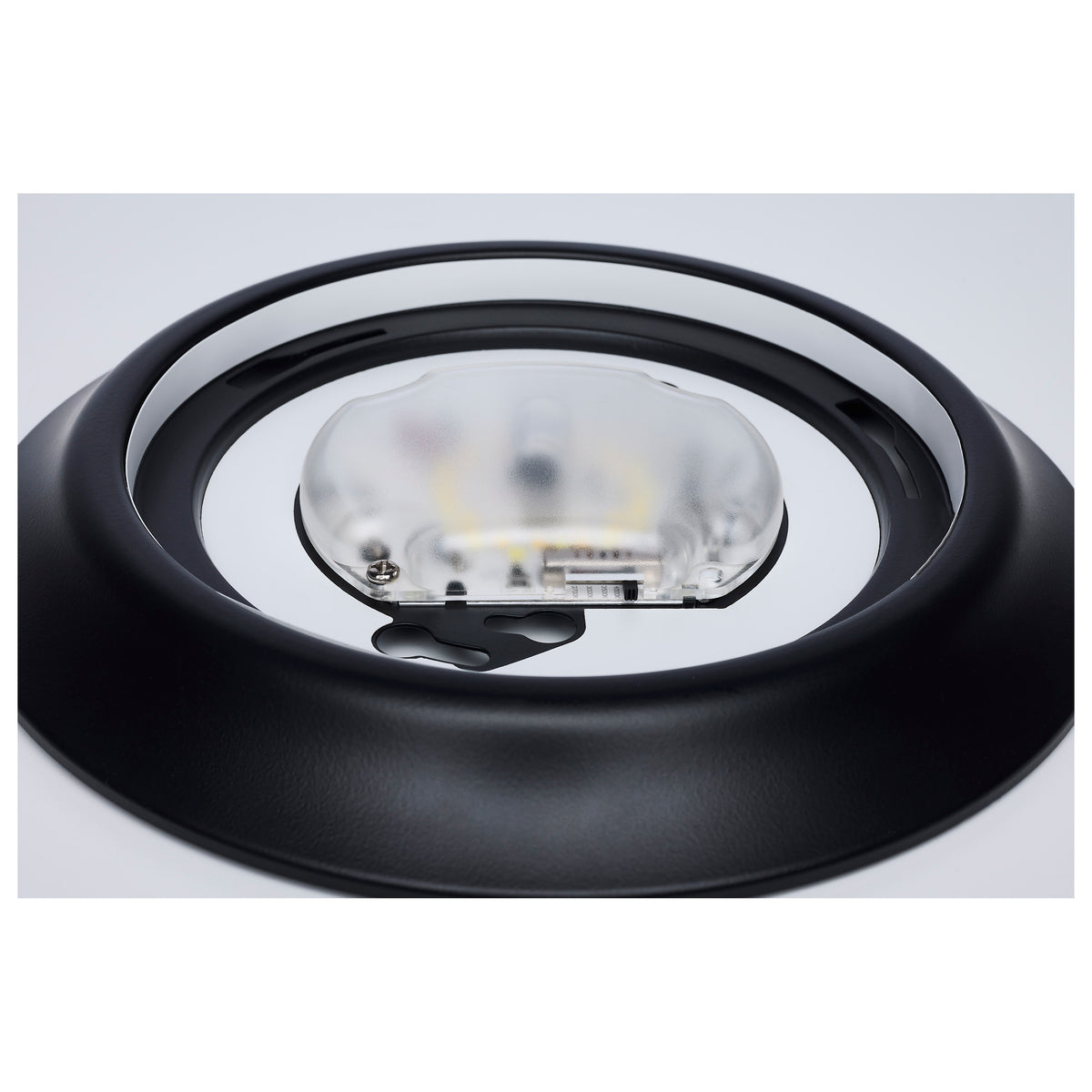 7 Inch LED Disk Light - 27K/3K/35K/4K/5K CCT Selectable - Black Finish
