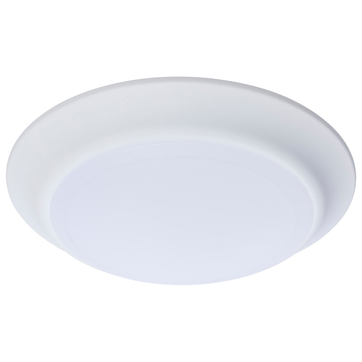 6.5 Watt - 7 Inch LED Disk Light - 27K/3K/35K/4K/5K CCT Selectable - White Finish