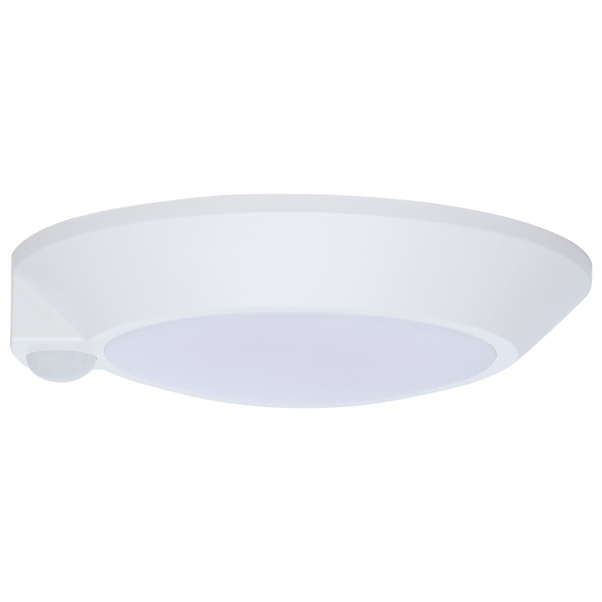 7 Inch LED Disk Light - 27K/3K/35K/4K/5K CCT Selectable - Occupancy Sensor - White Finish