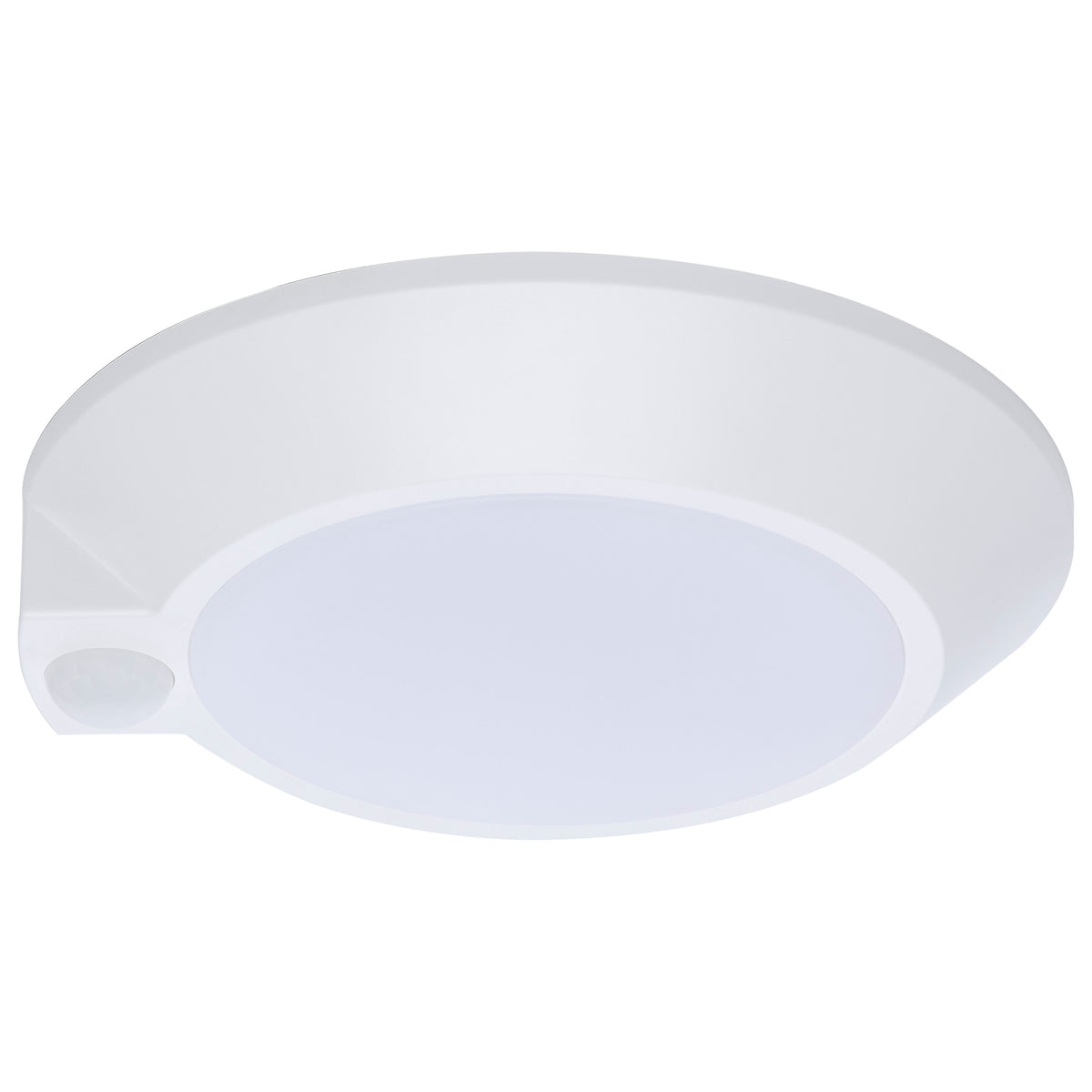 7 Inch LED Disk Light - 27K/3K/35K/4K/5K CCT Selectable - Occupancy Sensor - White Finish