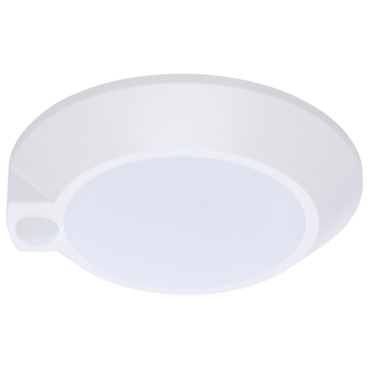 7 Inch LED Disk Light - 27K/3K/35K/4K/5K CCT Selectable - Occupancy Sensor - White Finish
