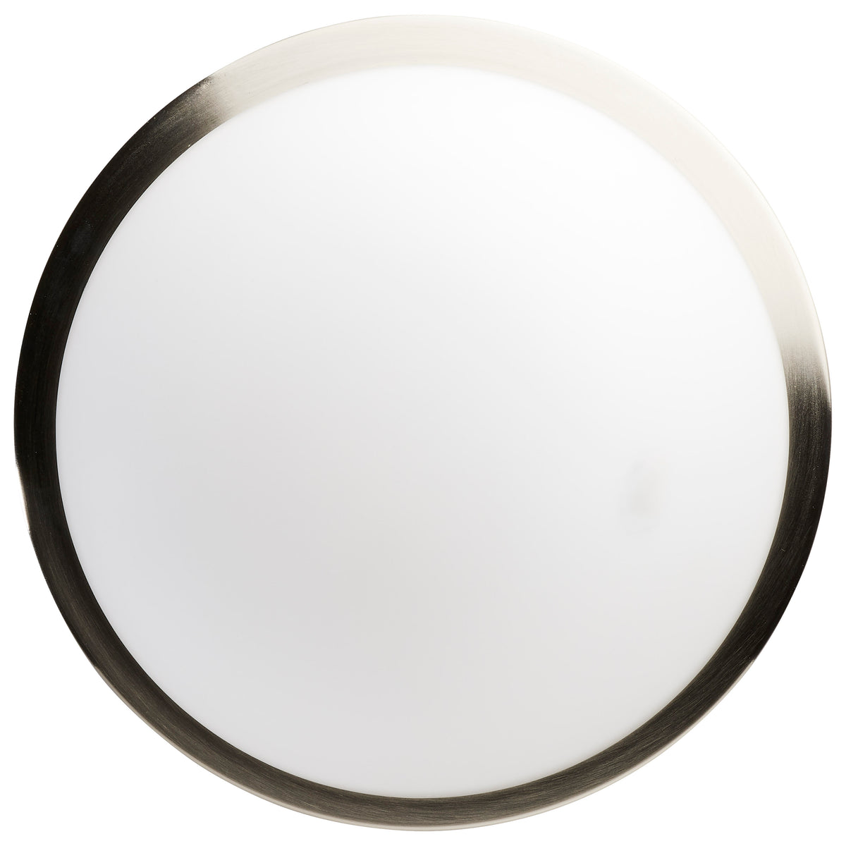 Button - 11 Inch LED Flush Mount Fixture - Brushed Nickel Finish - CCT Selectable - 120 Volts