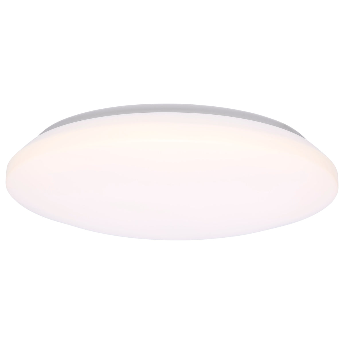 14 Inch LED Cloud Fixture with Sensor - 17 Watts - 27K/30K/35K/40K/50K CCT Selectable - Round Shape - White Finish - 120 Volt