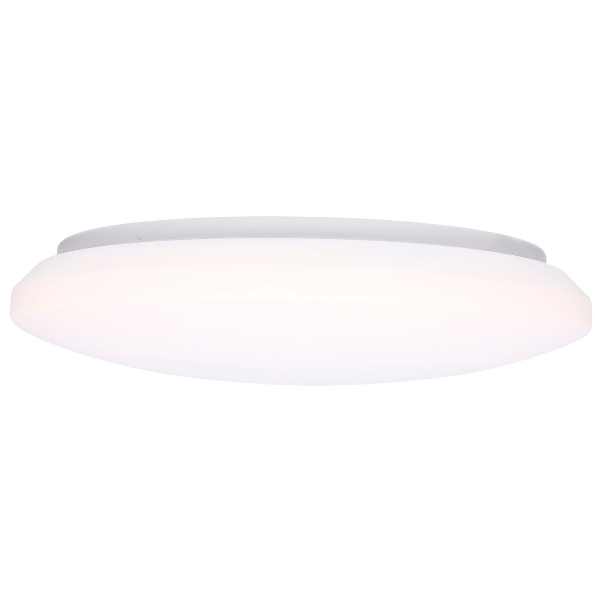 14 Inch LED Cloud Fixture with Sensor - 17 Watts - 27K/30K/35K/40K/50K CCT Selectable - Round Shape - White Finish - 120 Volt