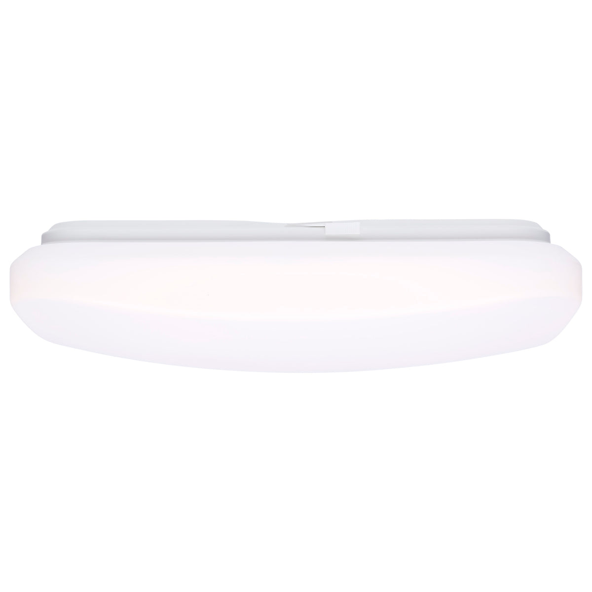 14 Inch LED Cloud Fixture with Sensor - 17 Watts - 27K/30K/35K/40K/50K CCT Selectable - Square Shape - White Finish - 120 Volt