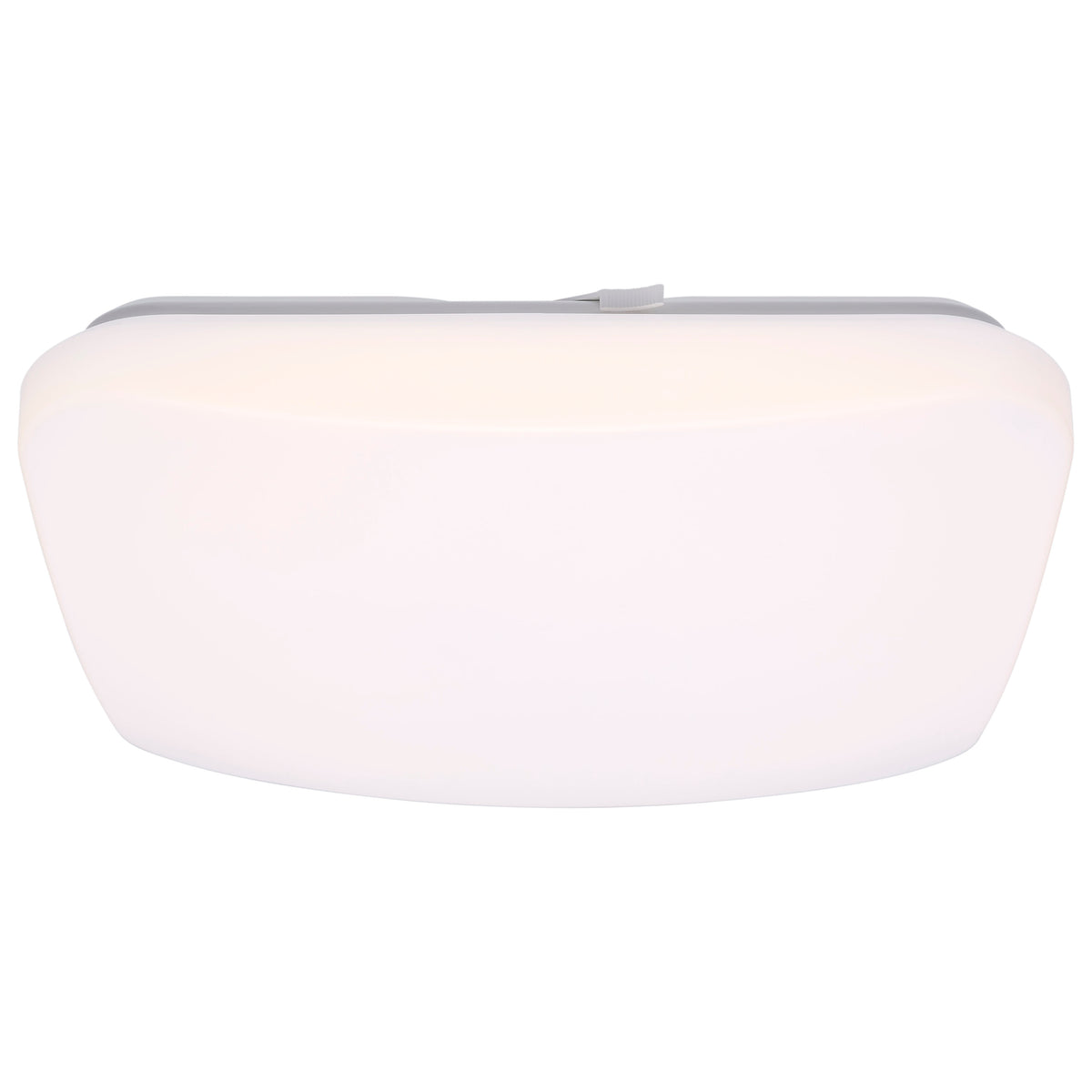14 Inch LED Cloud Fixture with Sensor - 17 Watts - 27K/30K/35K/40K/50K CCT Selectable - Square Shape - White Finish - 120 Volt