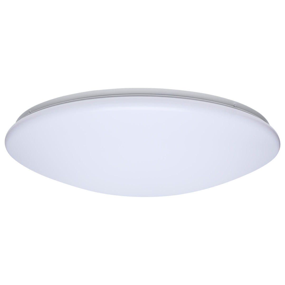 19 Inch LED Cloud Fixture - 25 Watts - 27K/30K/35K/40K/50K Selectable - Round Shape - White Finish - 120 Volt