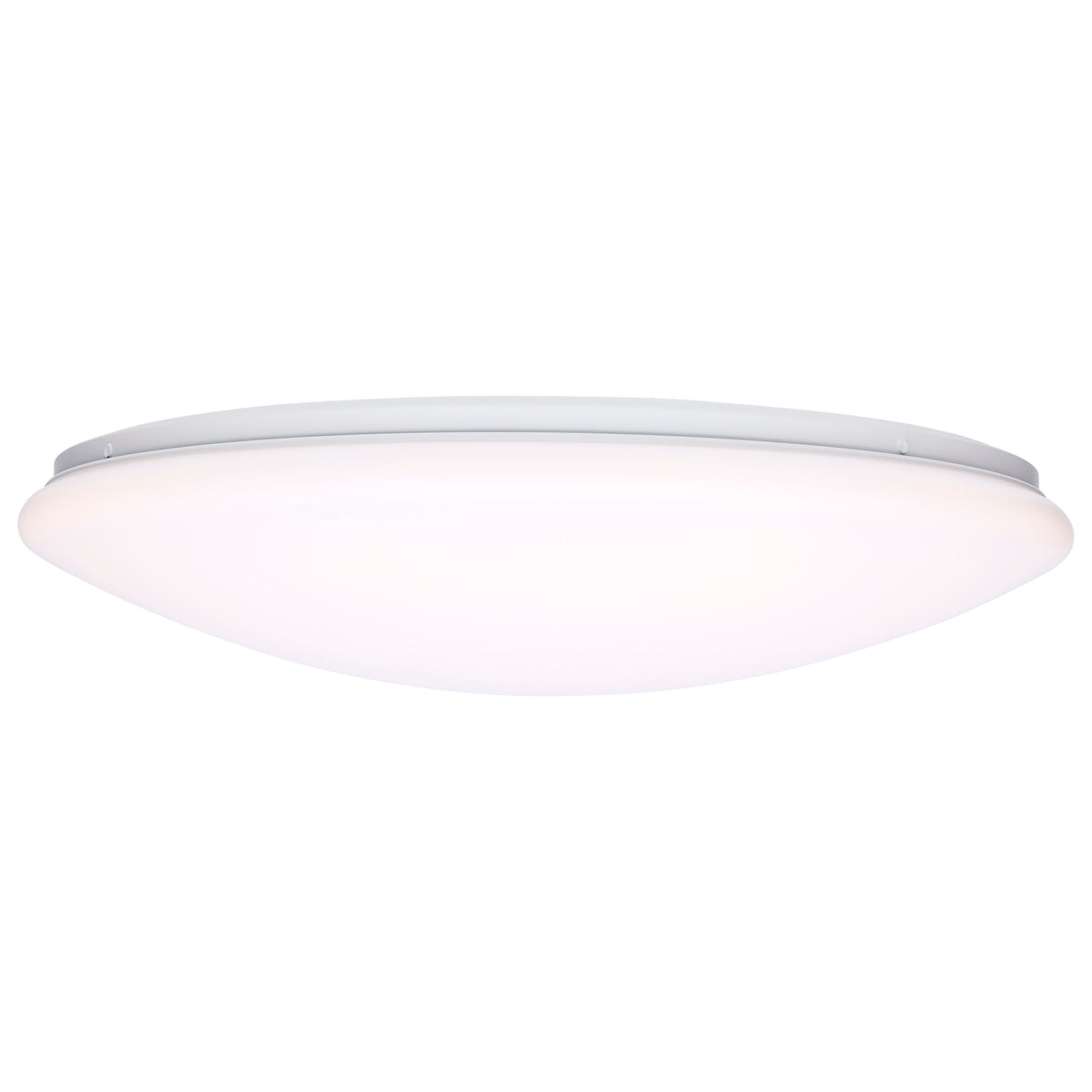 19 Inch LED Cloud Fixture - 25 Watts - 27K/30K/35K/40K/50K CCT Selectable - Round Shape - White Finish - 120 Volt