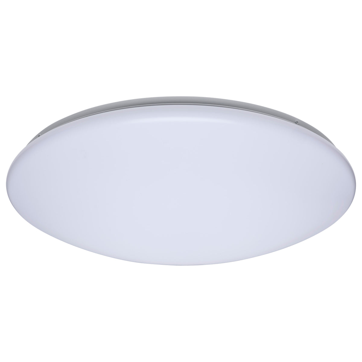 19 Inch LED Cloud Fixture - 25 Watts - 27K/30K/35K/40K/50K CCT Selectable - Round Shape - White Finish - 120 Volt
