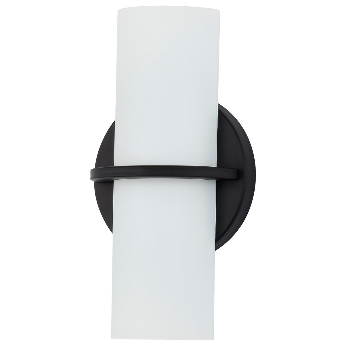 Tucker - LED Wall Sconce - Etched Opal Glass - Aged Bronze Finish