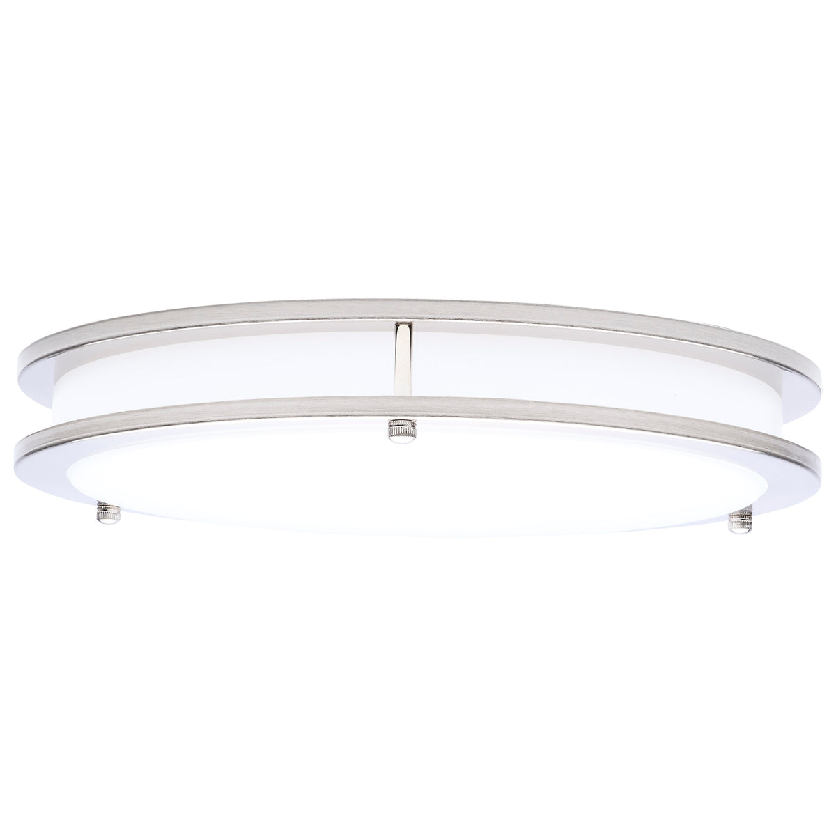 Glamour - LED 13 Inch Flush Mount - Brushed Nickel Finish - 27K/3K/35K/4K/5K CCT Selectable