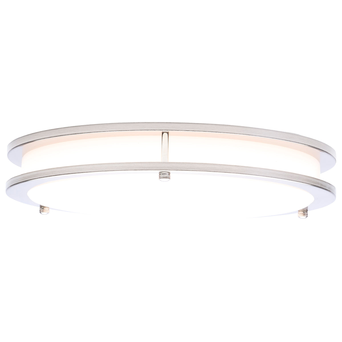 Glamour - LED 13 Inch Flush Mount - Brushed Nickel Finish - 27K/3K/35K/4K/5K CCT Selectable