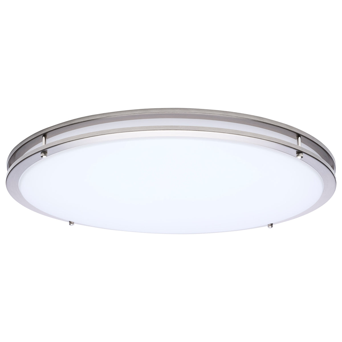 Glamour - LED 24 Inch Flush Mount - Brushed Nickel Finish - 27K/3K/35K/4K/5K Selectable product image