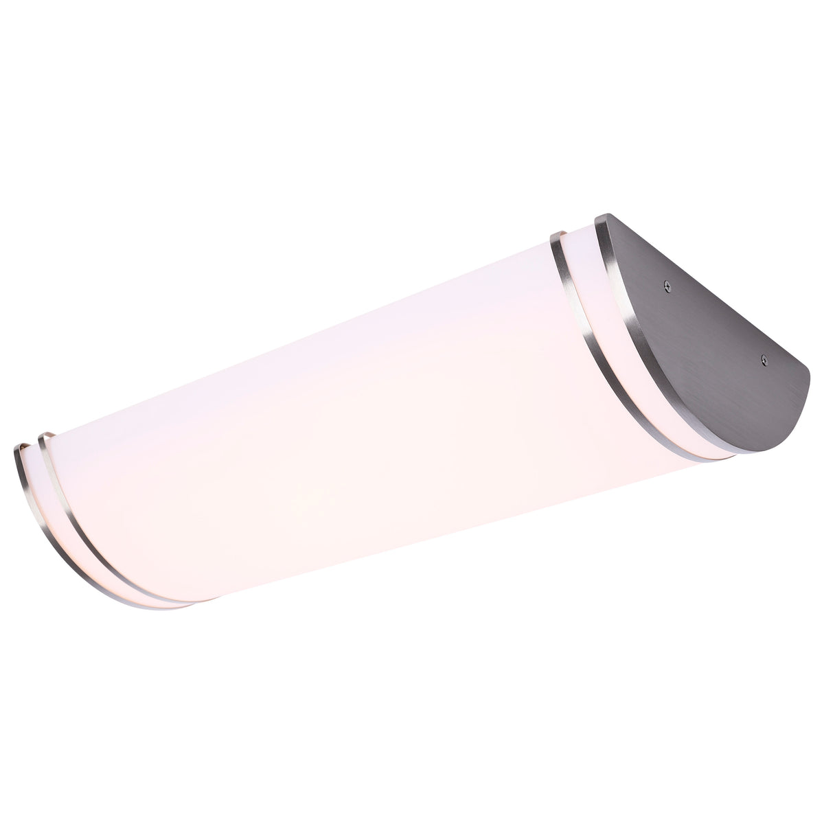 Glamour - LED 25 Inch Linear Flush Mount - Brushed Nickel Finish - 27K/3K/35K/4K/5K CCT Selectable