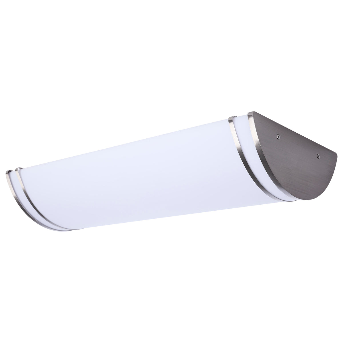 Glamour - LED 25 Inch Linear Flush Mount - Brushed Nickel Finish - 27K/3K/35K/4K/5K CCT Selectable