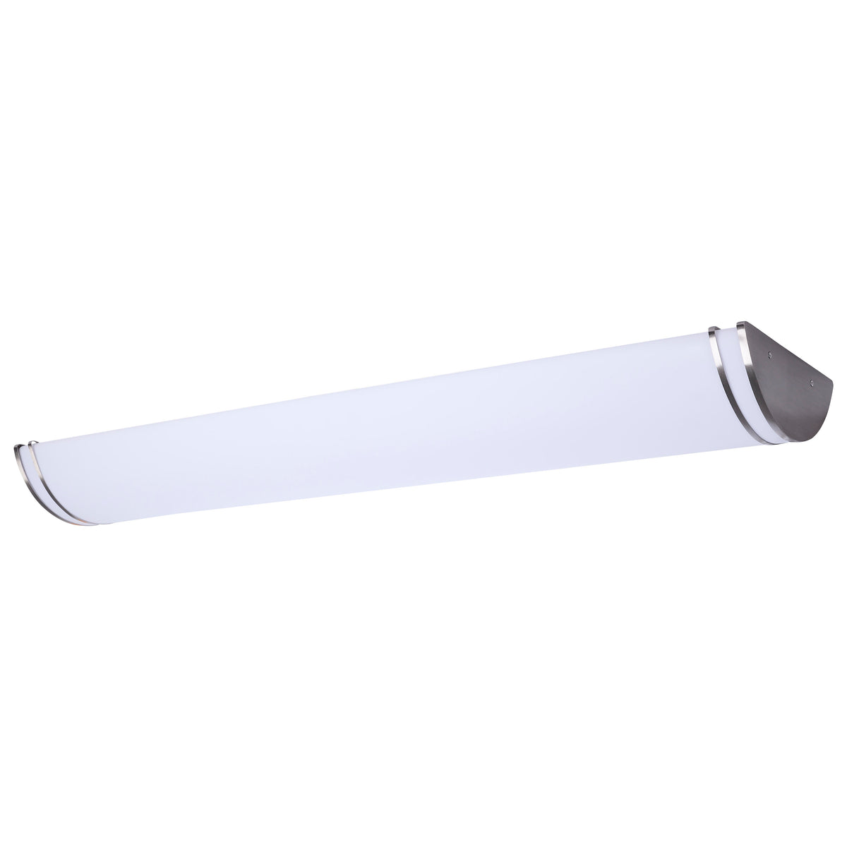 Glamour - LED 50 Inch Linear Flush Mount - Brushed Nickel Finish - 27K/3K/35K/4K/5K Selectable lighting product