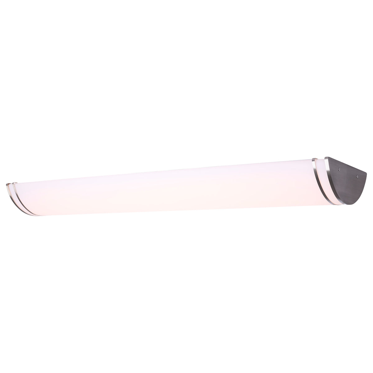 Glamour - LED 50 Inch Linear Flush Mount - Brushed Nickel Finish - 27K/3K/35K/4K/5K CCT Selectable
