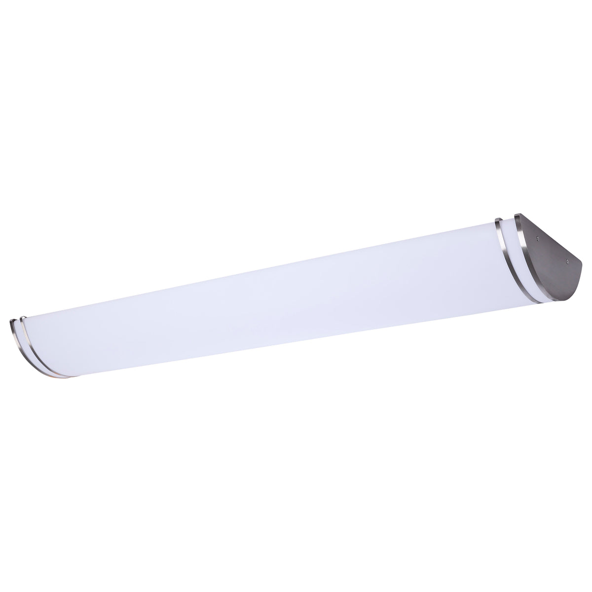 Glamour - LED 50 Inch Linear Flush Mount - Brushed Nickel Finish - 27K/3K/35K/4K/5K CCT Selectable