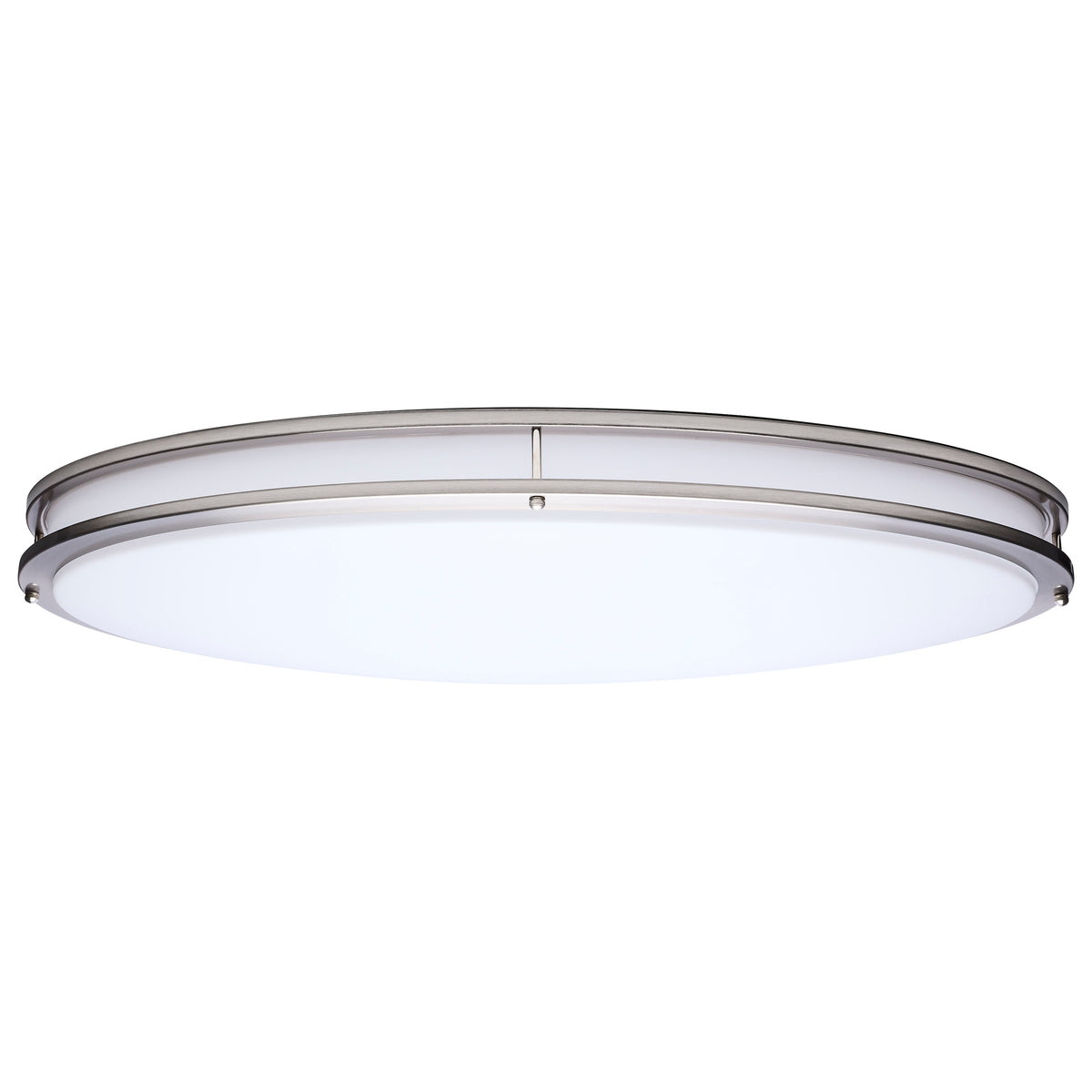 Glamour - LED 32 Inch Oval Flush Mount - Brushed Nickel Finish - 27K/3K/35K/4K/5K Selectable product image