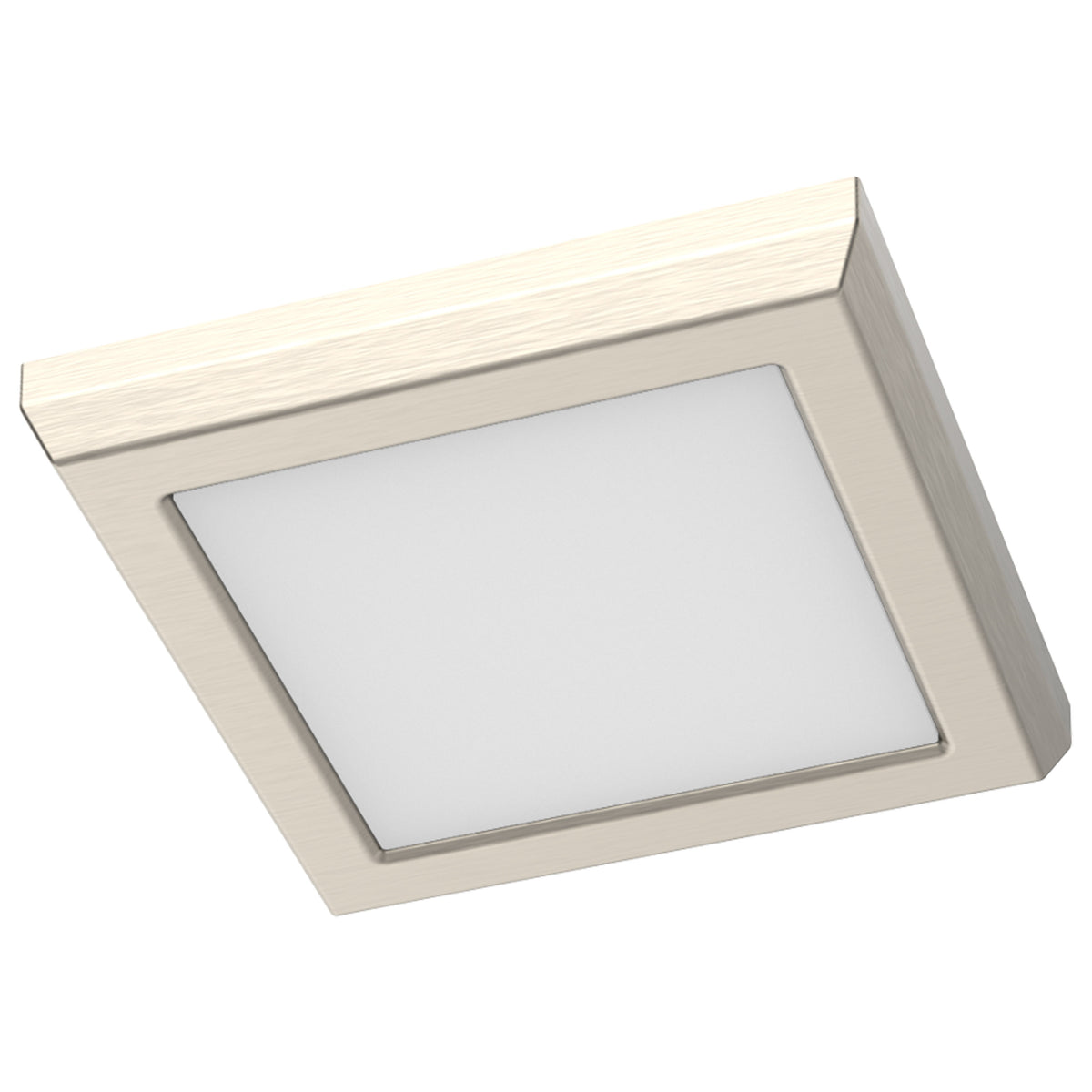 Blink Performer - 8 Watt LED - 5 Inch Square Fixture - Brushed Nickel Finish - 5 Selectable